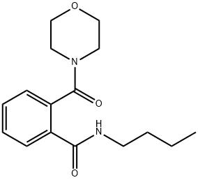 Benzamide, N-butyl-2-(4-morpholinylcarbonyl)- Structure