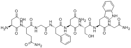 白细胞激肽 III, 104958-71-6, 结构式