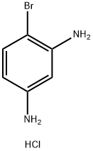 4-溴苯-1,3-二胺二盐酸盐, 1049728-71-3, 结构式