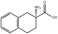 (S)-2-Amino-1,2,3,4-tetrahydro-2-naphthalenecarboxylic acid Struktur