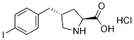 trans-4-(4-Iodobenzyl)-L-proline hydrochloride, 95% Structure