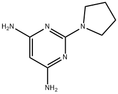 2-Pyrrolidin-1-ylpyriMidine-4,6-diaMine Structure