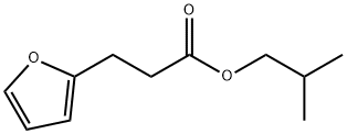 3-(2-呋喃基)丙酸异丁酯 结构式