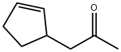 1-(2-环戊烯-1-基)-2-丙酮, 105-24-8, 结构式