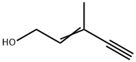 3-Methyl-2-penten-4-yn-1-ol Struktur