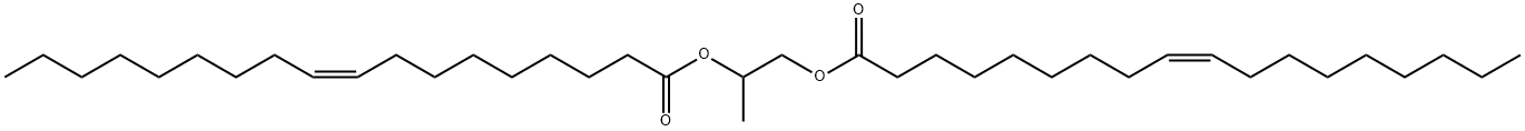 顺-9-十八烯酸-1,2-丙二(醇)酯,105-62-4,结构式