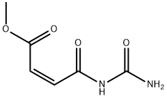 methyl N-carbamoylmaleamate Struktur