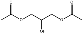 2-hydroxypropane-1,3-diyl diacetate  Structure