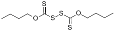 ビス(ブトキシカルボノチオイル)ペルスルフィド 化学構造式