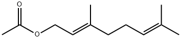 乙酸香叶酯,105-87-3,结构式