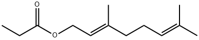 丙酸香叶酯, 105-90-8, 结构式