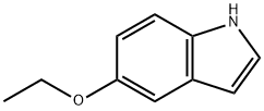 5-エトキシインドール 化学構造式