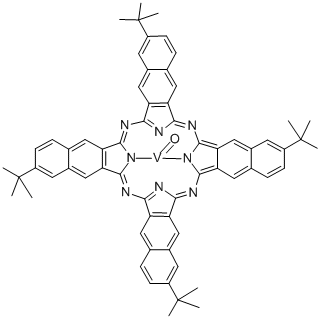 VANADYL 2 11 20 29-TETRA-TERT-BUTYL-2 3& Struktur