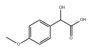 对甲氧基苦杏仁酸 结构式