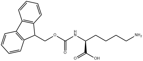 FMOC-赖氨酸,105047-45-8,结构式