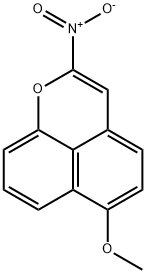 6-メトキシ-2-ニトロナフト[1,8-bc]ピラン 化学構造式