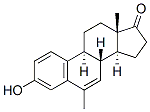 3-Hydroxy-6-methylestra-1,3,5(10),6-tetren-17-one Struktur