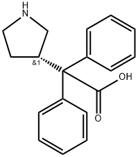 (S)-2,2-디페닐-2-(피롤리딘-3-일)아세트산