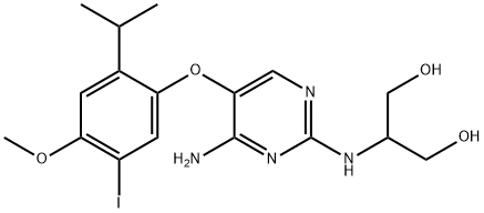 1050670-85-3 2-[[4-氨基-5-[5-碘-4-甲氧基-2-(异丙基)苯氧基]-2-嘧啶基]氨基]-1,3-丙二醇