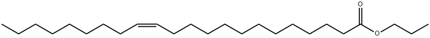 (Z)-13-ドコセン酸プロピル 化学構造式
