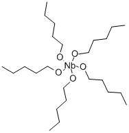 戊醇铌, 99% (METALS BASIS),105091-67-6,结构式