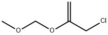 2-(クロロメチル)-3,5-ジオキサヘキサ-1-エン 化学構造式