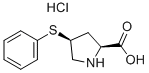 cis-4-Phenylthio-L-proline hydrochloride Struktur