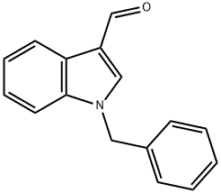 1-ベンジル-1H-インドール-3-カルバルデヒド 化学構造式