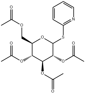 2-PYRIDYL-2 3 4 6-TETRA-O-ACETYL-1-THIO& Struktur