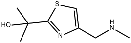 ALPHA,ALPHA-二甲基-4-[(甲基氨基)甲基]-2-噻唑甲醇,1051463-24-1,结构式