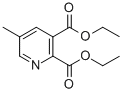 5-甲基吡啶-2,3-二甲酸二乙酯, 105151-48-2, 结构式