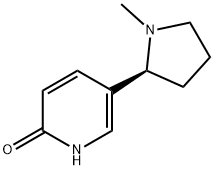 5-[(2S)-1-メチルピロリジン-2-イル]ピリジン-2(1H)-オン 化学構造式