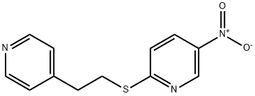 5-nitro-2-pyridyl 2-(4-pyridyl)ethyl sulfide Structure