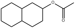 DECAHYDRO-2-NAPHTHOL ACETATE Structure