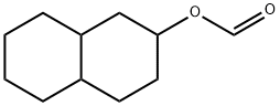 ぎ酸デカヒドロ-2-ナフチル (異性体混合物) 化学構造式