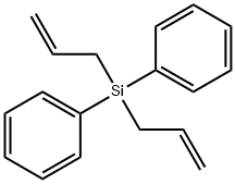 二烯丙基二苯基硅烷, 10519-88-7, 结构式