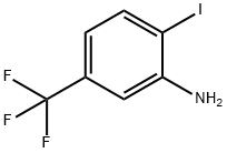 3-氨基-4-碘三氟甲苯 结构式