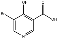 5-ブロモ-4-ヒドロキシニコチン酸 化学構造式