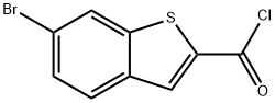 6-ブロモ-1-ベンゾチオフェン-2-カルボニルクロリド 化学構造式