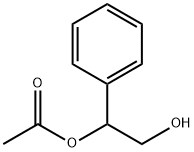Acetic acid α-(hydroxymethyl)benzyl ester Structure