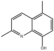 2,5-ジメチル-8-キノリノール 化学構造式