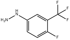 (4-FLUORO-3-TRIFLUOROMETHYL-PHENYL)-HYDRAZINE Structure