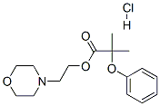 2-morpholinoethyl 2-phenoxyisobutyrate hydrochloride Structure