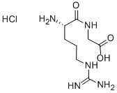 H-ARG-GLY-OH HCL Structure