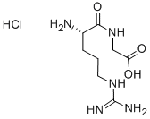 H-ARG-GLY-OH · HCL 化学構造式