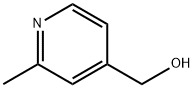 (2-メチルピリジン-4-イル)メタノール 化学構造式