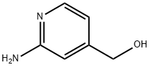 2-アミノ-4-ピリジニルメタノール 化学構造式