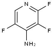 2,3,5-トリフルオロ-4-ピリジンアミン 化学構造式