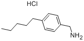 4-PENTYLBENZYLAMINE HYDROCHLORIDE Struktur
