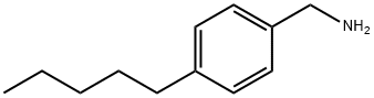 4-戊基苯甲胺, 105254-44-2, 结构式
